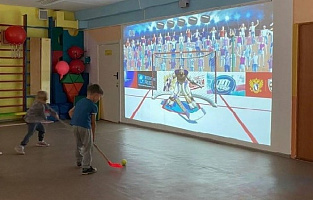 Интерактивная стена "Спортбол" (Интерактивный физкультурный комплекс)