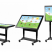 Интерактивный стол логопеда "Антошка", трансформер, диагональ 43'', 55"